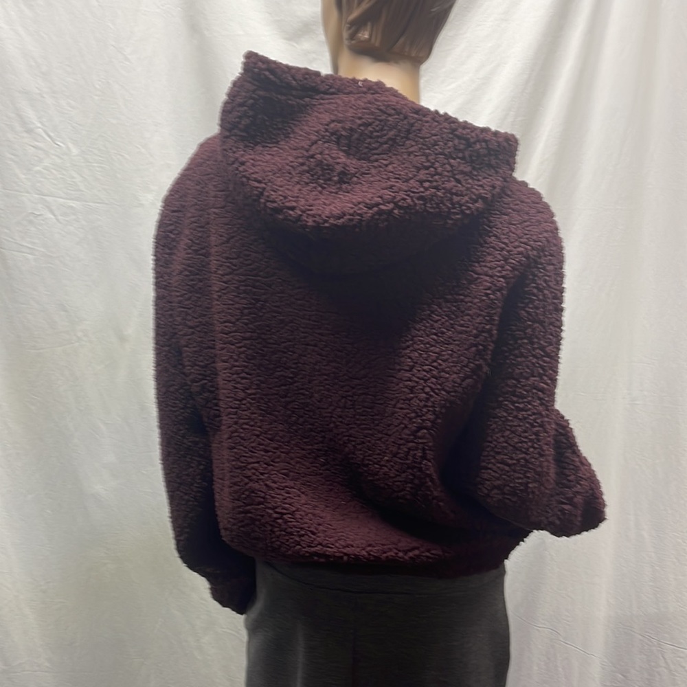 Reflex Women's Plum Sherpa Full Front Zipper Jacket NEW - Picture 4 of 9